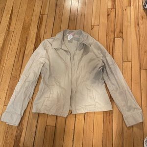 Beige Vintage Lightweight Jacket